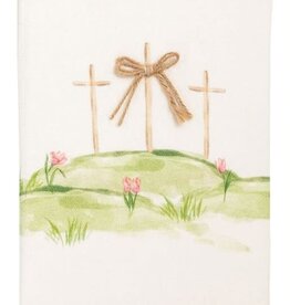 Mudpie Three Crosses Easter Towel