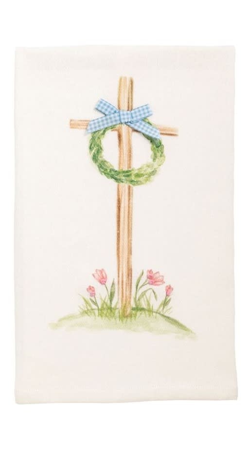 Mudpie Church With Wreath Easter Towel