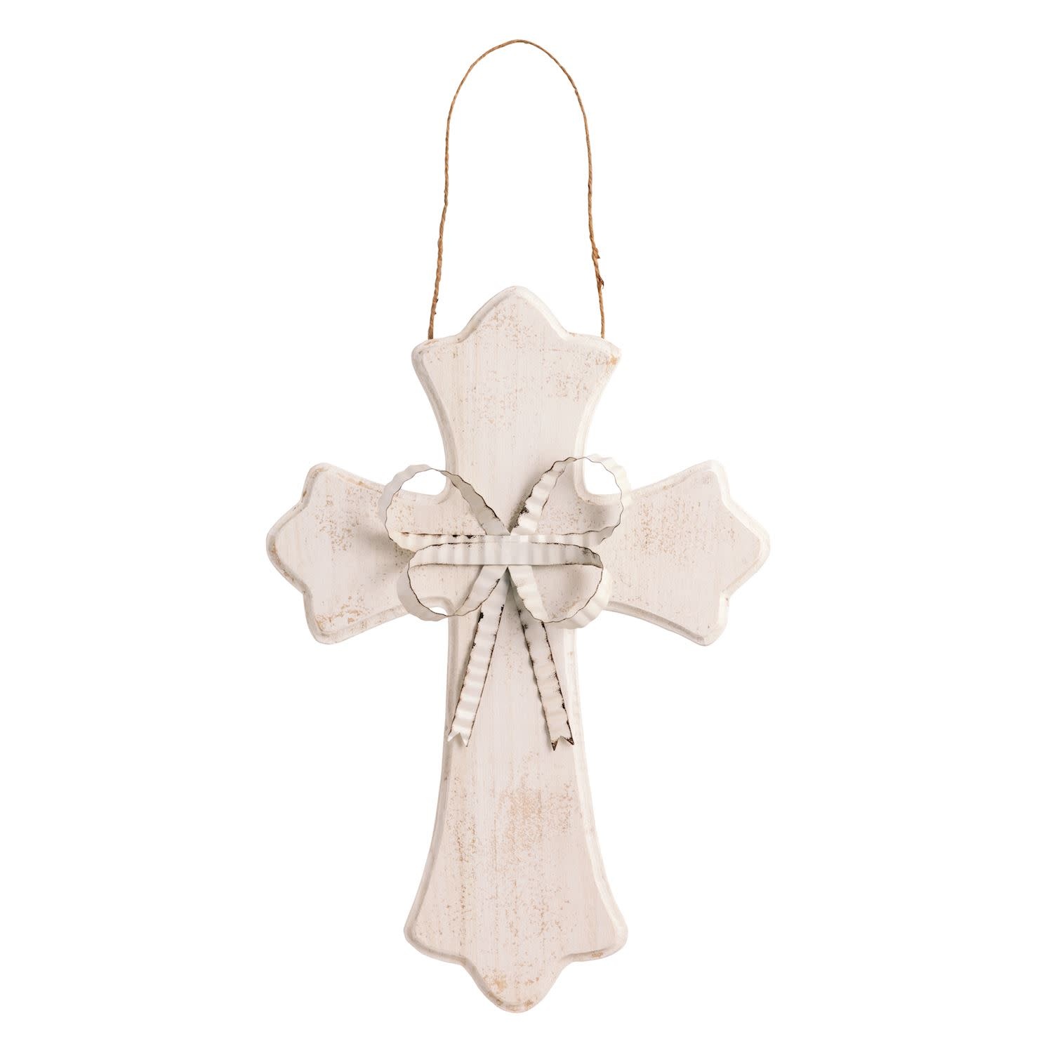 Mudpie Cross With Bow Door Hanger.