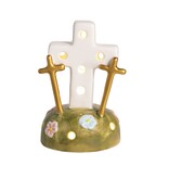Mudpie Three Crosses Light-Up Sitter