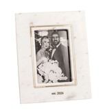 Mudpie Est. 2026 Gold Inlay Marble Frame