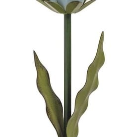 Mudpie Large Metal Flower Taper Holder.