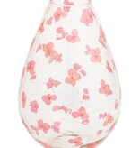 Mudpie Large Pink Pressed Flower Vase.