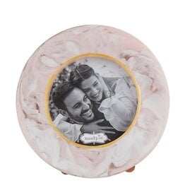 Mudpie Pink Resin Small Frame.