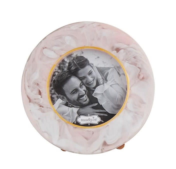 Mudpie Pink Resin Small Frame.
