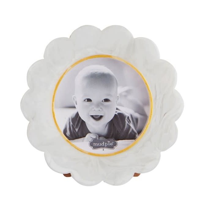 Mudpie Scallop Resin Small Frame.