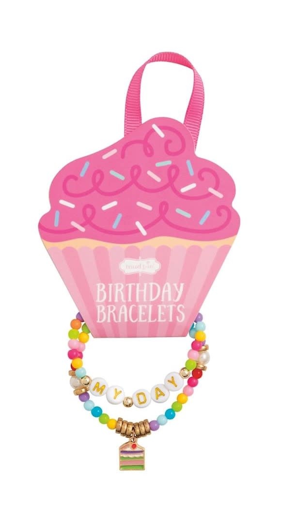 Mudpie Pink Birthday Bracelets