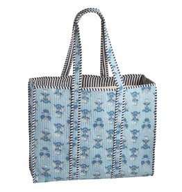 Mudpie Cornflower Block Print Tote