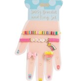 Mudpie Blue Bracelets Rings Card