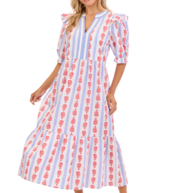 Mudpie Jonah Midi Dress Large