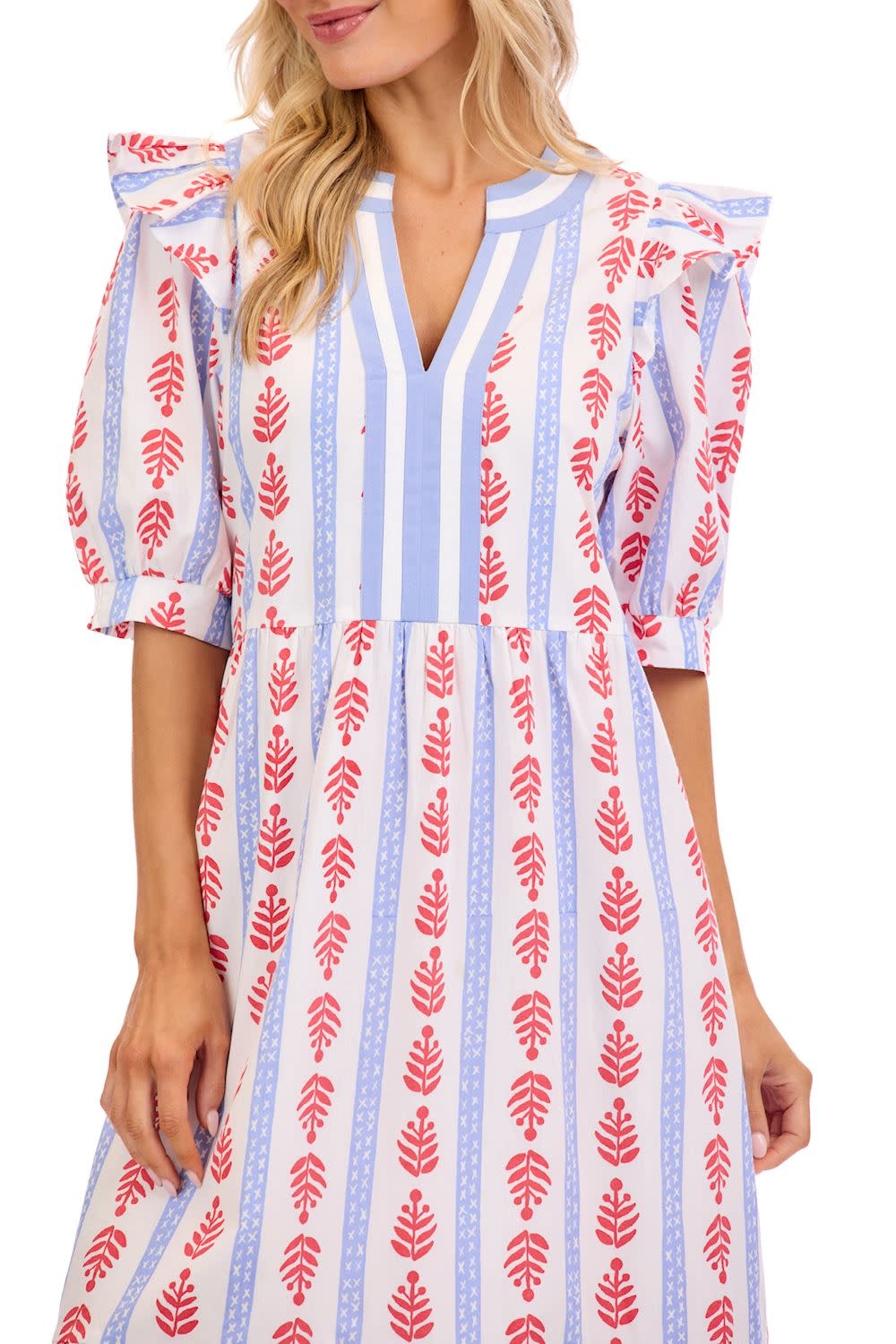 Mudpie Jonah Midi Dress Large