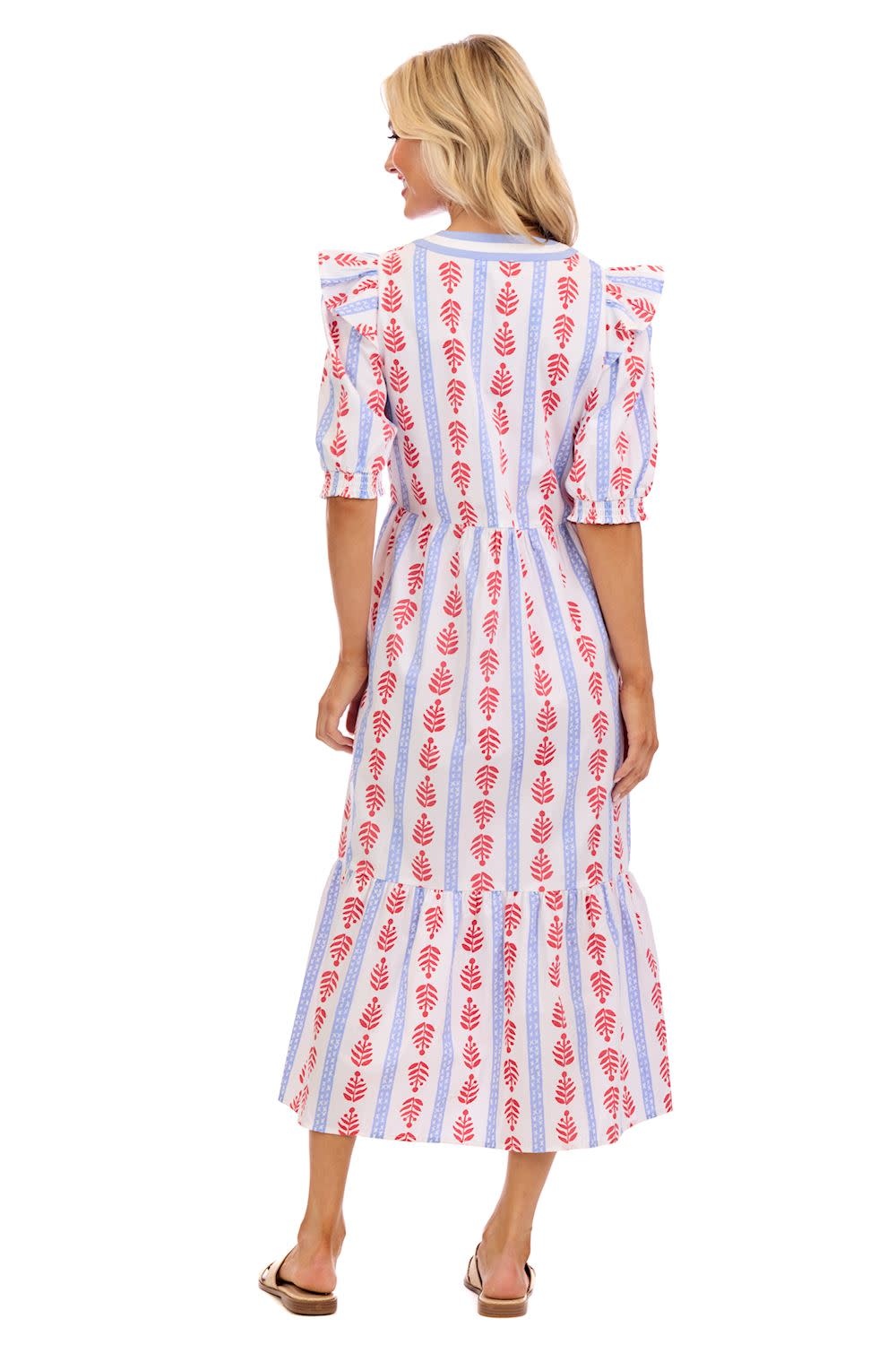 Mudpie Jonah Midi Dress Large