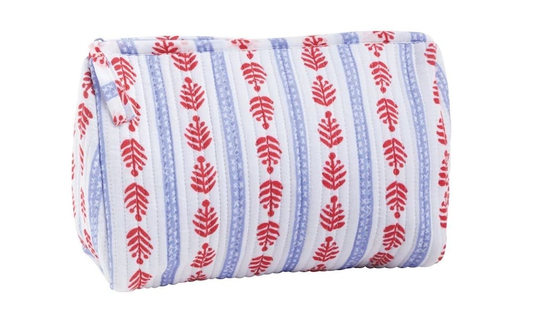 Mudpie White Americana Block Print Case
