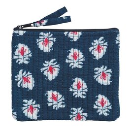 Mudpie Blue Americana Small Block Print Case