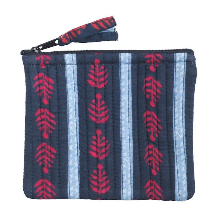 Mudpie Navy Americana Small Block Print Case