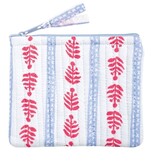 Mudpie White Americana Small Block Print Case