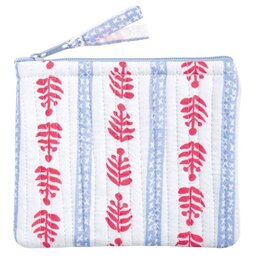 Mudpie White Americana Small Block Print Case