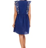 Mudpie Oakes Embroidered Dress Large