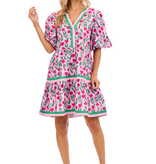 Mudpie Cody Balloon Sleeve Dress Medium