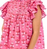 Mudpie Pink Dolly Flutter Top-Small