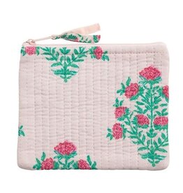 Mudpie Dahlia Pink Block Print Small Case