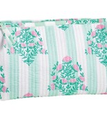 Mudpie Dahlia Green Block Print Case