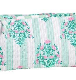 Mudpie Dahlia Green Block Print Case