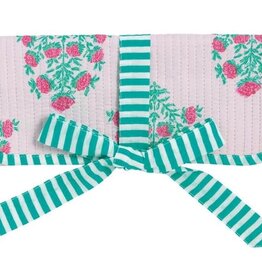 Mudpie Blush Block Pring Jewelry Roll