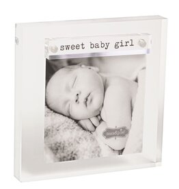 Mudpie Sweet Baby Girl Mini Acrylic Frame