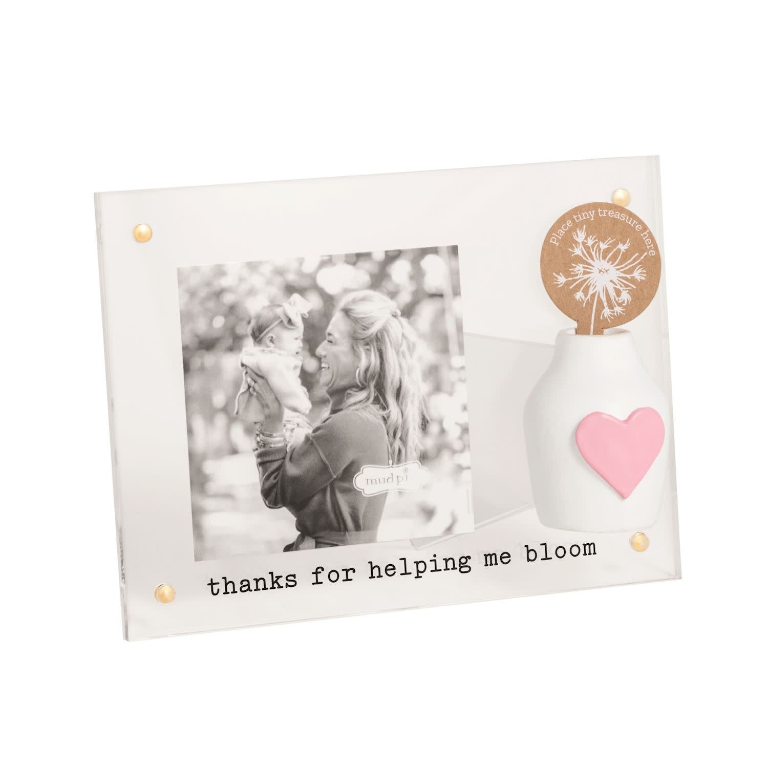 Mudpie Thanks For Helping Me Bloom Frame