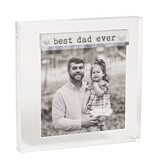 Mudpie Best Dad Ever Mini Acrylic Frame