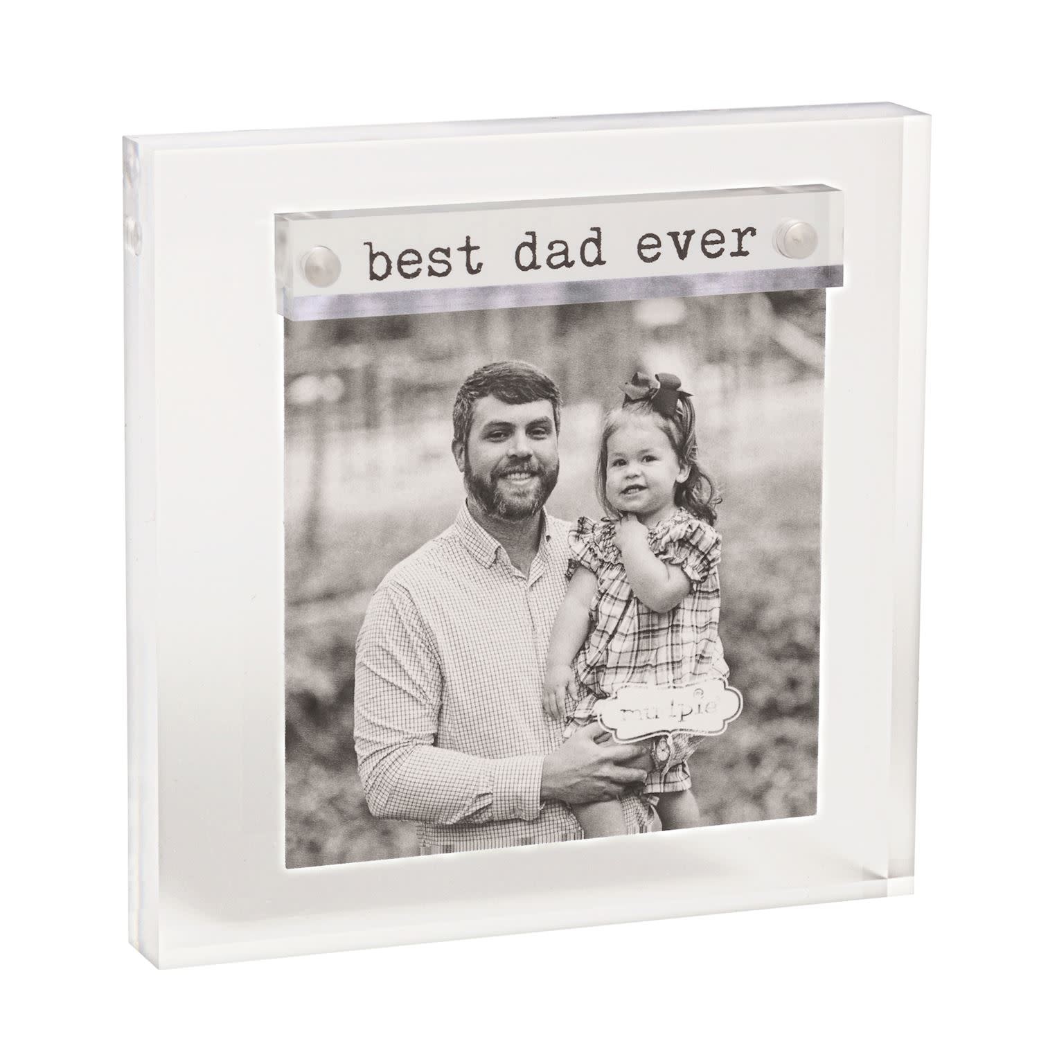 Mudpie Best Dad Ever Mini Acrylic Frame