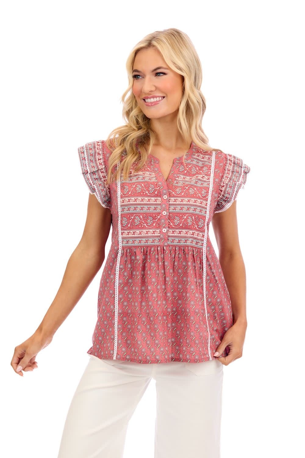 Mudpie Marina Flutter Top Small