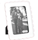 Mudpie Pink Scalloped Resin Frames