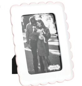 Mudpie Pink Scalloped Resin Frames