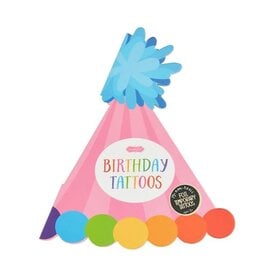 Mudpie Pink Birthday Tattoo Book