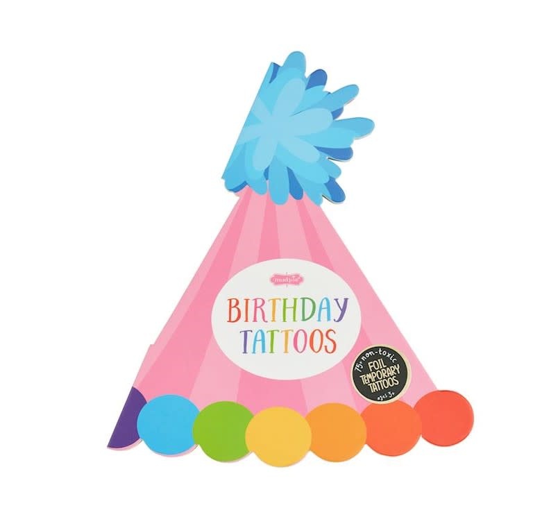 Mudpie Pink Birthday Tattoo Book