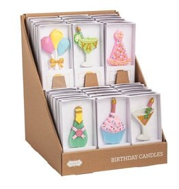 Mudpie Adult Shape Birthday Candle (choice of 6 styles)