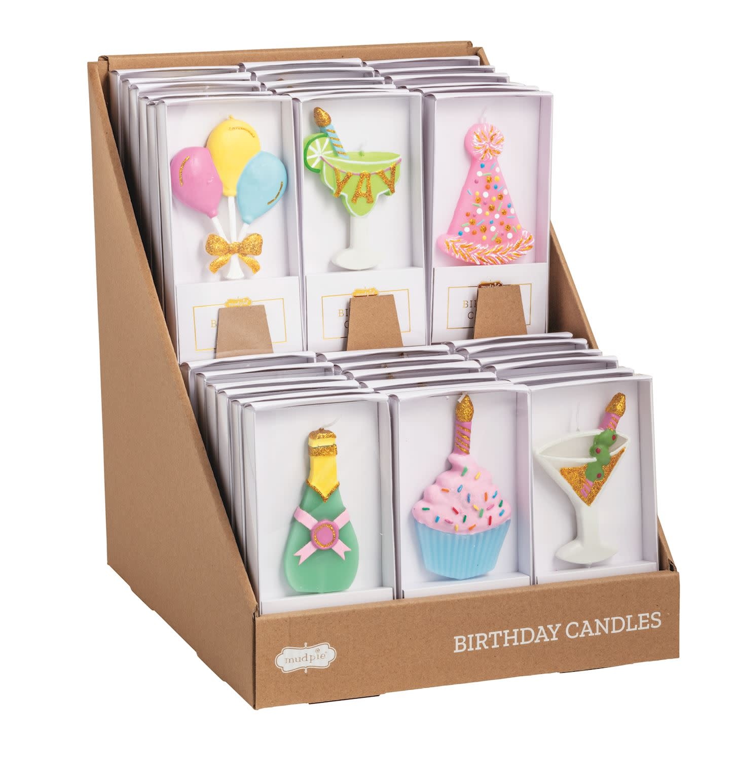 Mudpie Adult Shape Birthday Candle (choice of 6 styles)