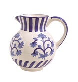 Mudpie Blue Floral Pitcher