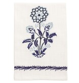 Mudpie Blue Single Flower Towel