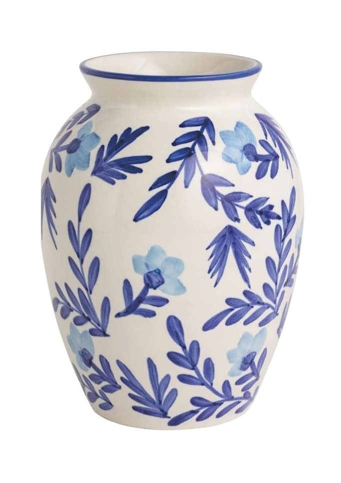 Mudpie Blue Vine Medium Vase