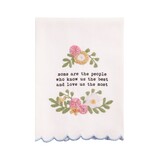 Mudpie People Embroidered Mom Towel