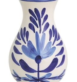 Mudpie Medium Blue Floral Bud Vase
