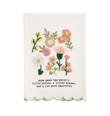 Mudpie World Embroidered Mom Towel