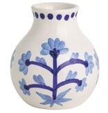 Mudpie Small Blue Floral Bud Vase