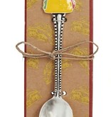 Mudpie Taco Enamel Salsa Spoon