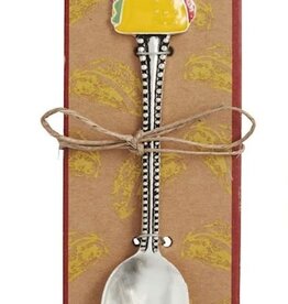 Mudpie Taco Enamel Salsa Spoon