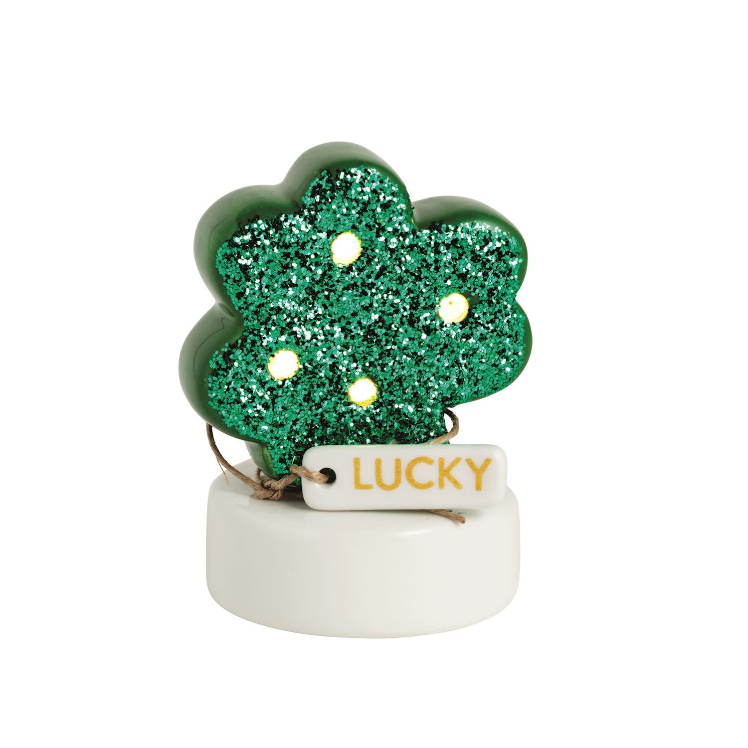 Mudpie Shamrock Led Sitter