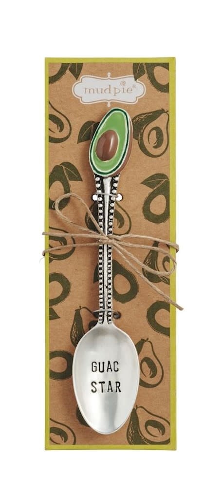 Mudpie Avacado Enamel Salsa Spoon